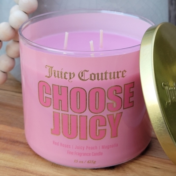Juicy Couture Other - Candle Juicy Couture Fine Fragrance 3-wick  CHOOSE JUICY